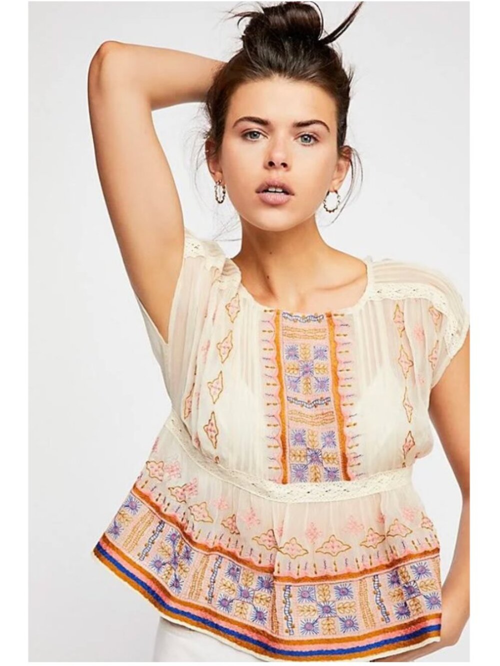Free People "All Your Feelings" top size M